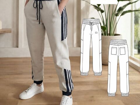 Schnittmuster Hose Kim Gr. 34-54
