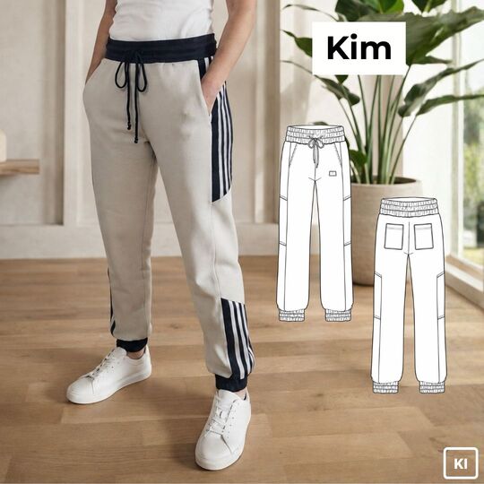 Schnittmuster Hose Kim Gr. 34-54