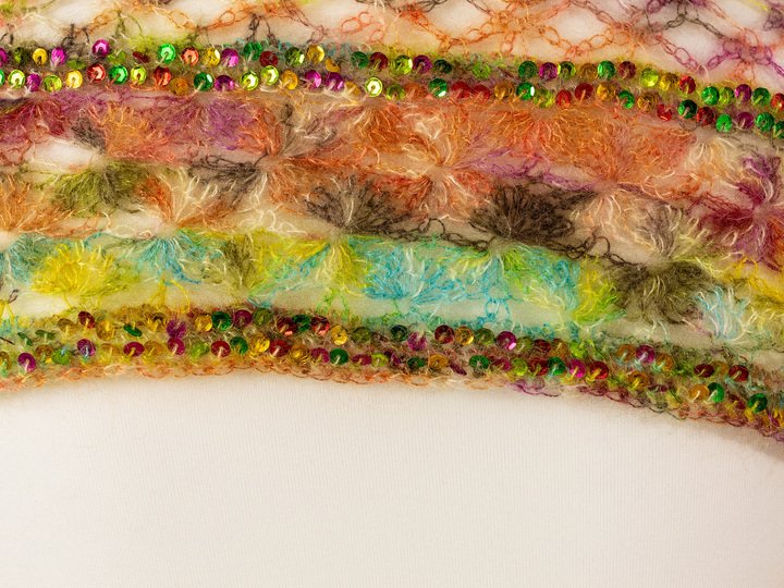 Häkel-Anleitung Schal mit Pailletten „Bling Bling VIII“