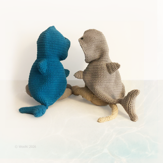Shark Costume for Atis – Hooded Cape Crochet Pattern (PDF)