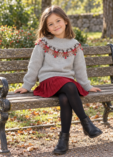 Strickpullover * Rudolphine * Weihnachtsmotiv