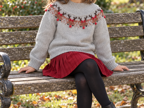 Strickpullover * Rudolphine * Weihnachtsmotiv