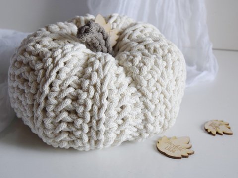 + HERBSTLIEBE + Kürbis aus Bobbiny Kordel häkeln - für Anfänger - Herbst