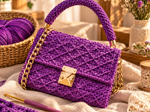 Crochet Women's Handbag Pattern - PDF & Video Tutorial