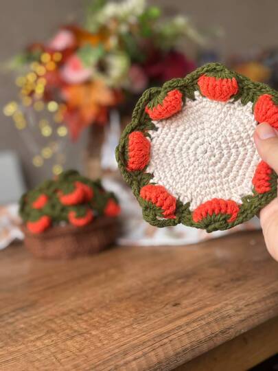 Crochet Pumpkin Coaster Pattern & Basket | Fall Home Decor | Digital PDF