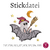 Stickdatei Fledermaus mit Gespenst Vollstickdatei