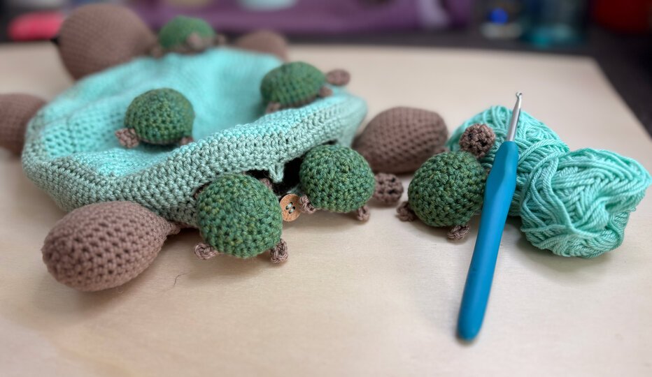 Schildkröten Memory - Häkelanleitung