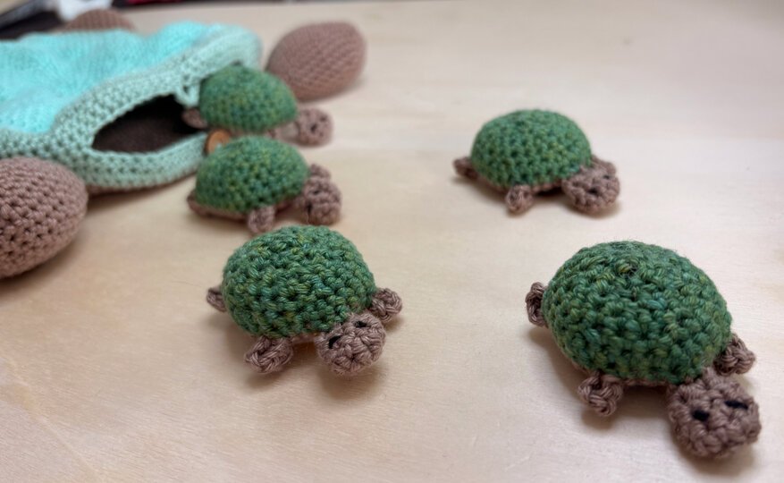 Schildkröten Memory - Häkelanleitung