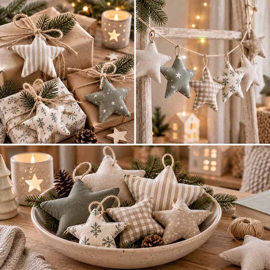 Stoffsterne selber nähen – Weihnachtsdeko aus Stoff | DIY-Nähanleitung als