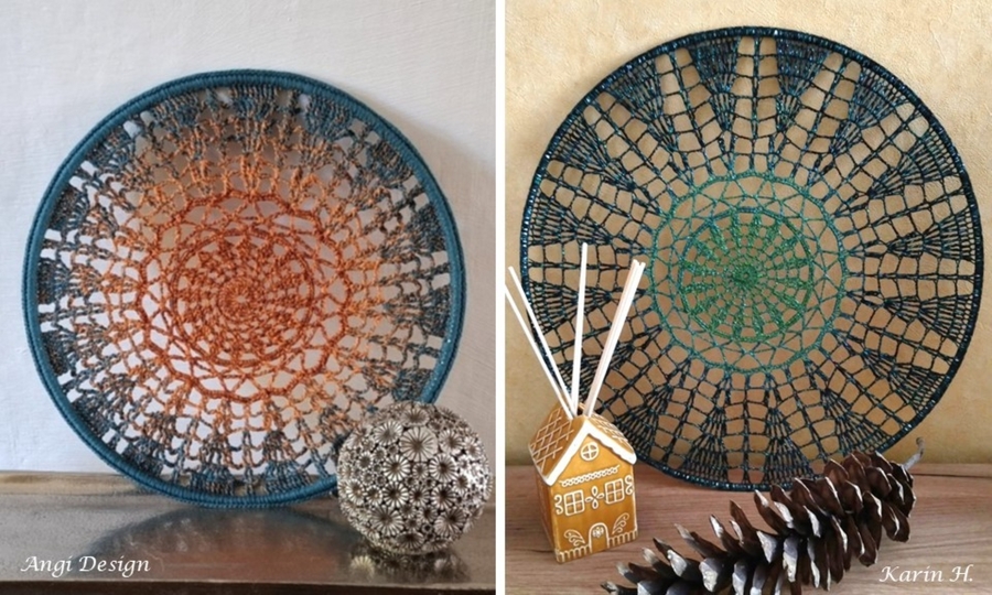 Häkelanleitung Mandala "Tannenwald"