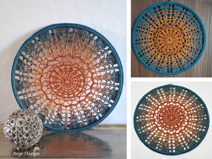 Häkelanleitung Mandala "Tannenwald"