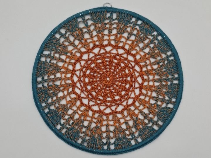 Häkelanleitung Mandala "Tannenwald"