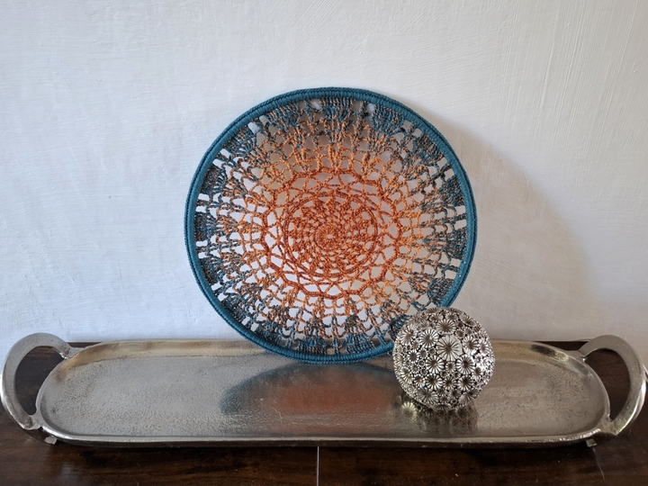 Häkelanleitung Mandala "Tannenwald"