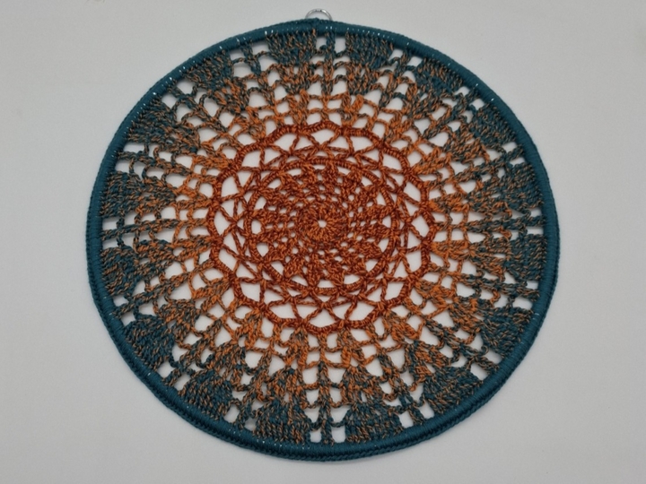 Häkelanleitung Mandala "Tannenwald"