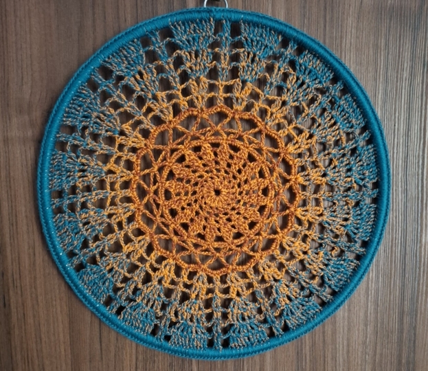 Häkelanleitung Mandala "Tannenwald"