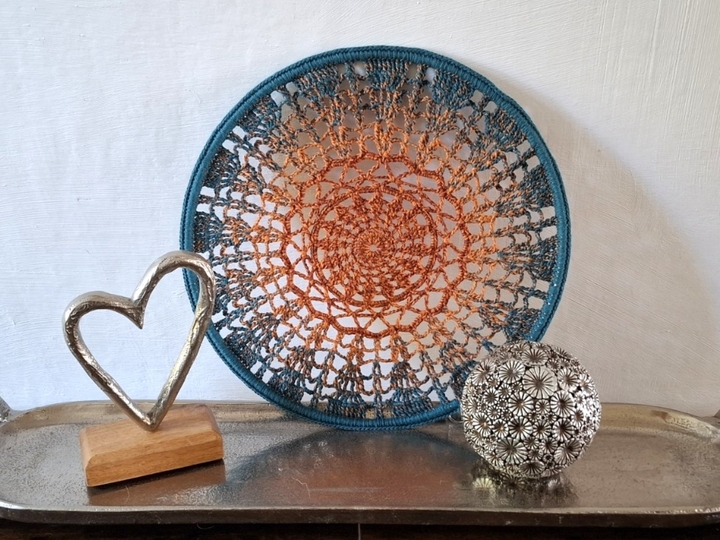 Häkelanleitung Mandala "Tannenwald"