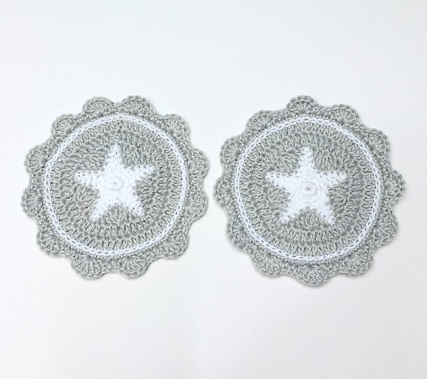 Crochet Pattern Bundle: Coasters & Christmas Ornaments Star Design