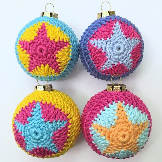 Crochet Pattern Bundle: Coasters & Christmas Ornaments Star Design