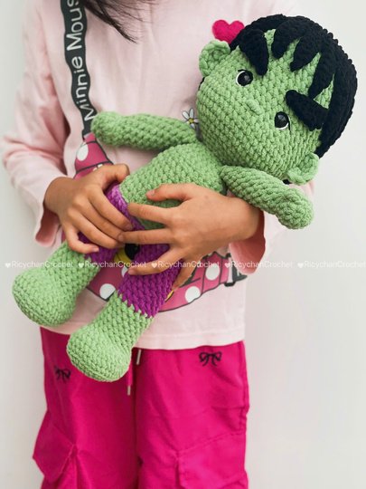 Green Giant Doll Crochet Pattern