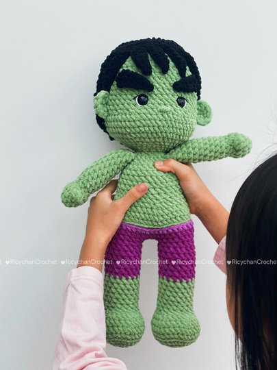 Green Giant Doll Crochet Pattern