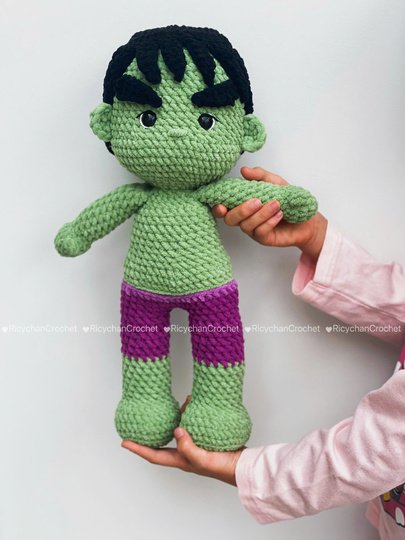 Green Giant Doll Crochet Pattern