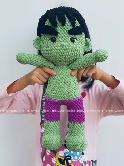 Green Giant Doll Crochet Pattern