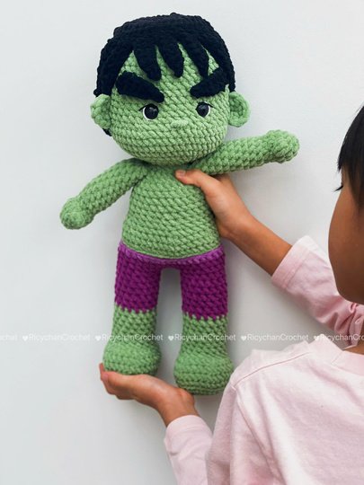 Green Giant Doll Crochet Pattern