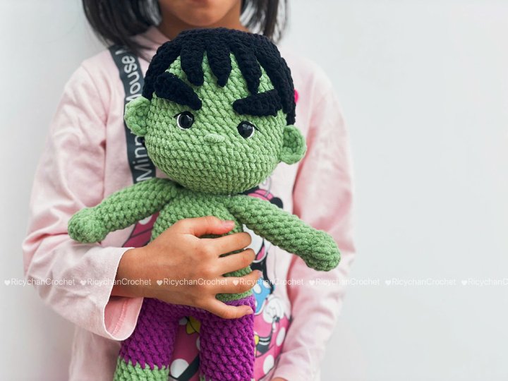 Green Giant Doll Crochet Pattern