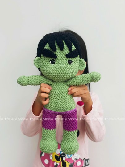 Green Giant Doll Crochet Pattern