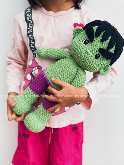 Green Giant Doll Crochet Pattern
