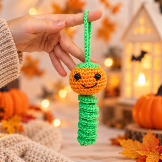 Halloween Lucky Charms , Worry Worms Crochet Pattern (3 in 1 PDF)
