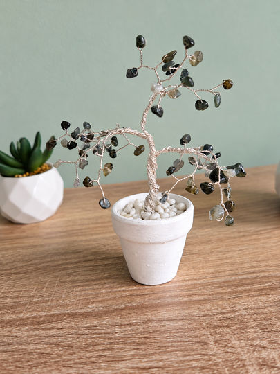 DIY Lucky Tree with Gemstones | Easy Step by Step Tutorial