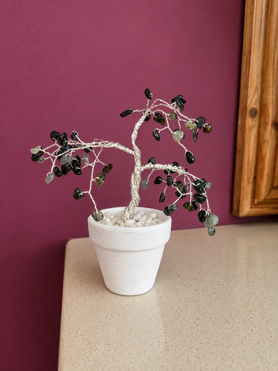 DIY Lucky Tree with Gemstones | Easy Step by Step Tutorial