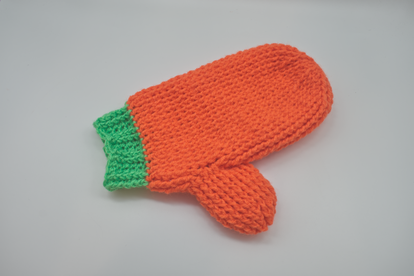 Häkelanleitung Fäustlinge - Handschuhe für Damen + Herren im Kürbis-Design