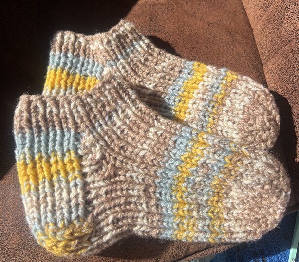 Strickanleitung Hausschuhe Homesocks Größe 30 bis 48