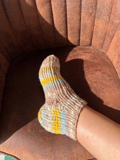 Strickanleitung Hausschuhe Homesocks Größe 30 bis 48