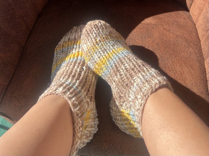 Strickanleitung Hausschuhe Homesocks Größe 30 bis 48