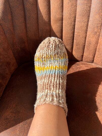 Strickanleitung Hausschuhe Homesocks Größe 30 bis 48
