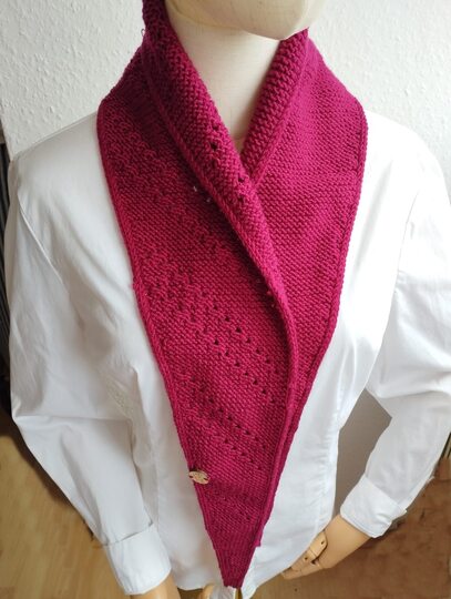"Sophie Scarf" schmaler Schal mit Lochmuster