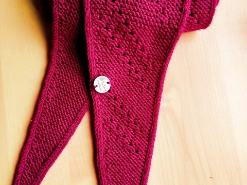 "Sophie Scarf" schmaler Schal mit Lochmuster