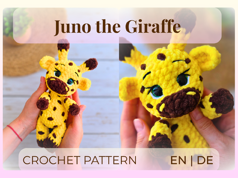 Juno the Giraffe – Cute Plush Amigurumi Crochet Pattern PDF