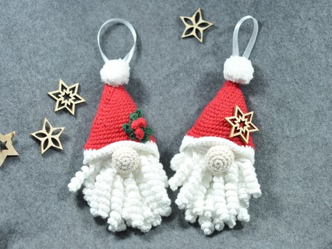 Häkelanleitung Weihnachtswichtel zum Aufhängen