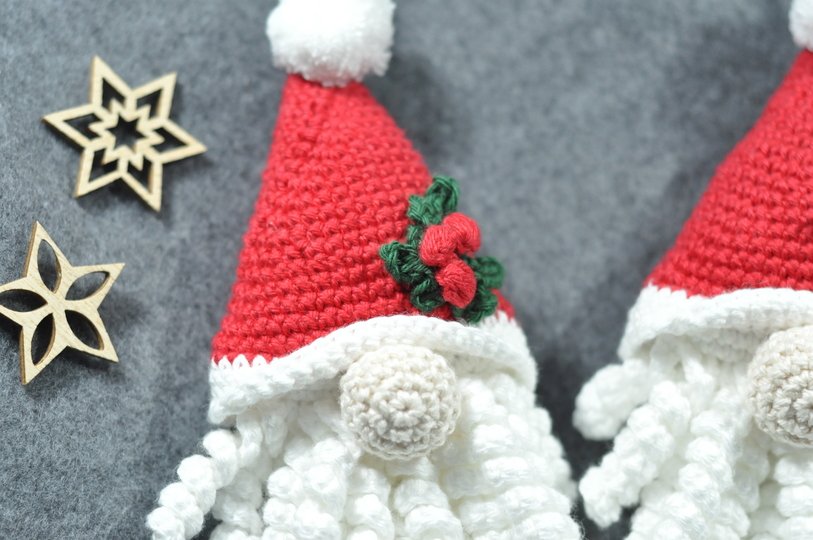 Häkelanleitung Weihnachtswichtel zum Aufhängen