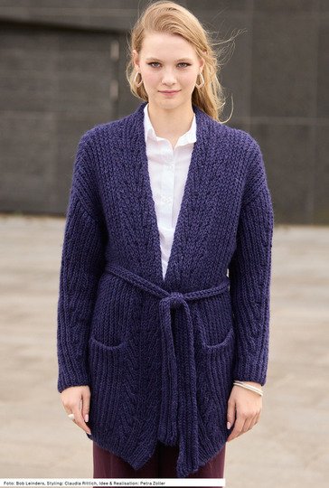 Jacke mit Gürtel
