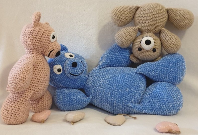 Häkelanleitung Teddybär Toddle – Universal-Baukasten als PDF-Datei