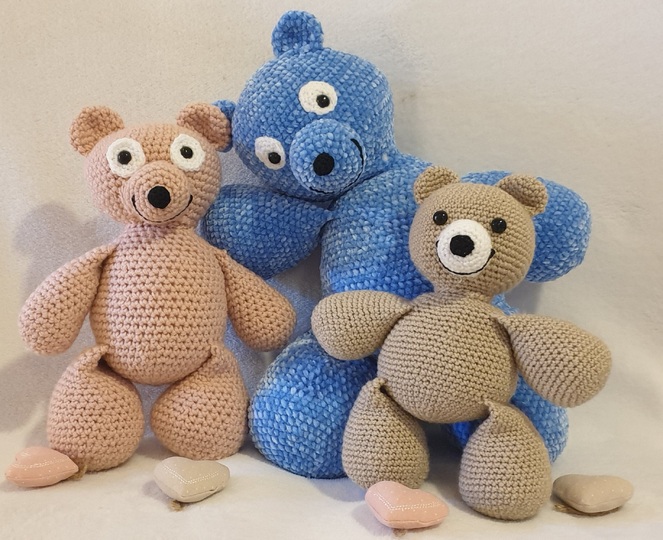 Crochet Pattern Teddy Bear Toddle – Universal Modular System PDF