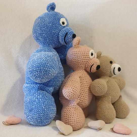 Crochet Pattern Teddy Bear Toddle – Universal Modular System PDF