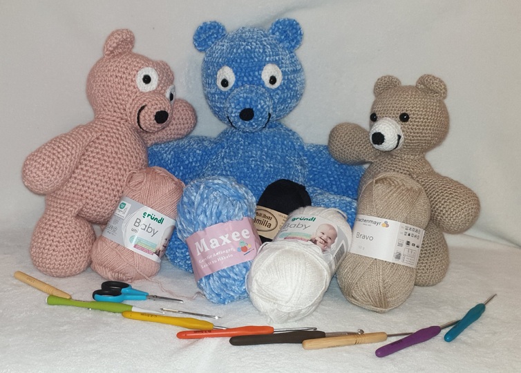 Crochet Pattern Teddy Bear Toddle – Universal Modular System PDF