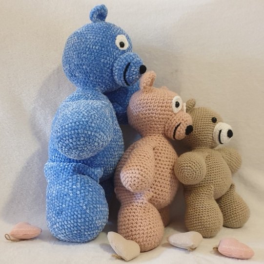 Häkelanleitung Teddybär Toddle – Universal-Baukasten als PDF-Datei