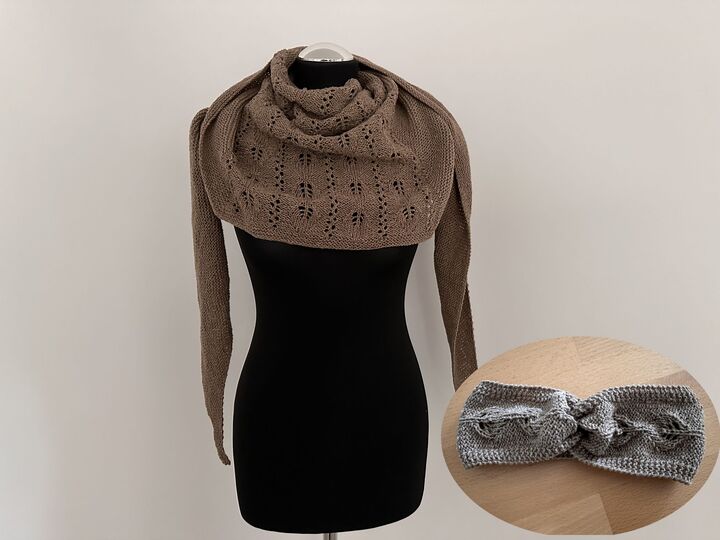Strickanleitung - Tuch und Stirnband "Lund"